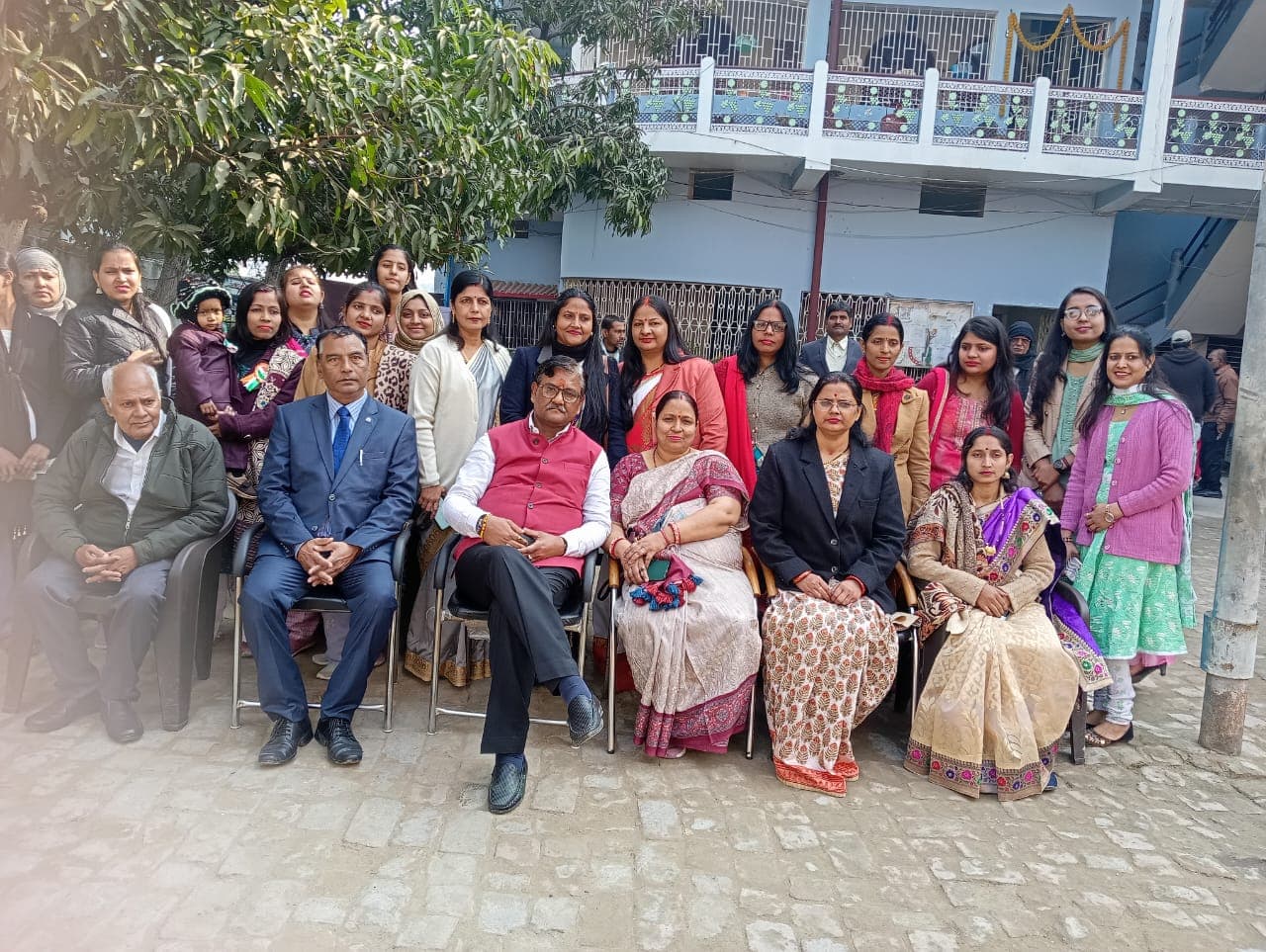 Holy Mission School students engaged in a learning activity