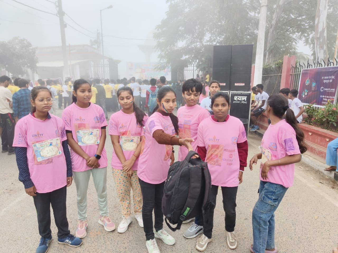 Holy Mission School students taking part in school life