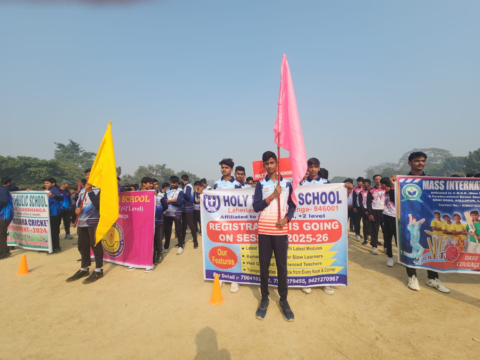 Holy Mission School campus visit moment