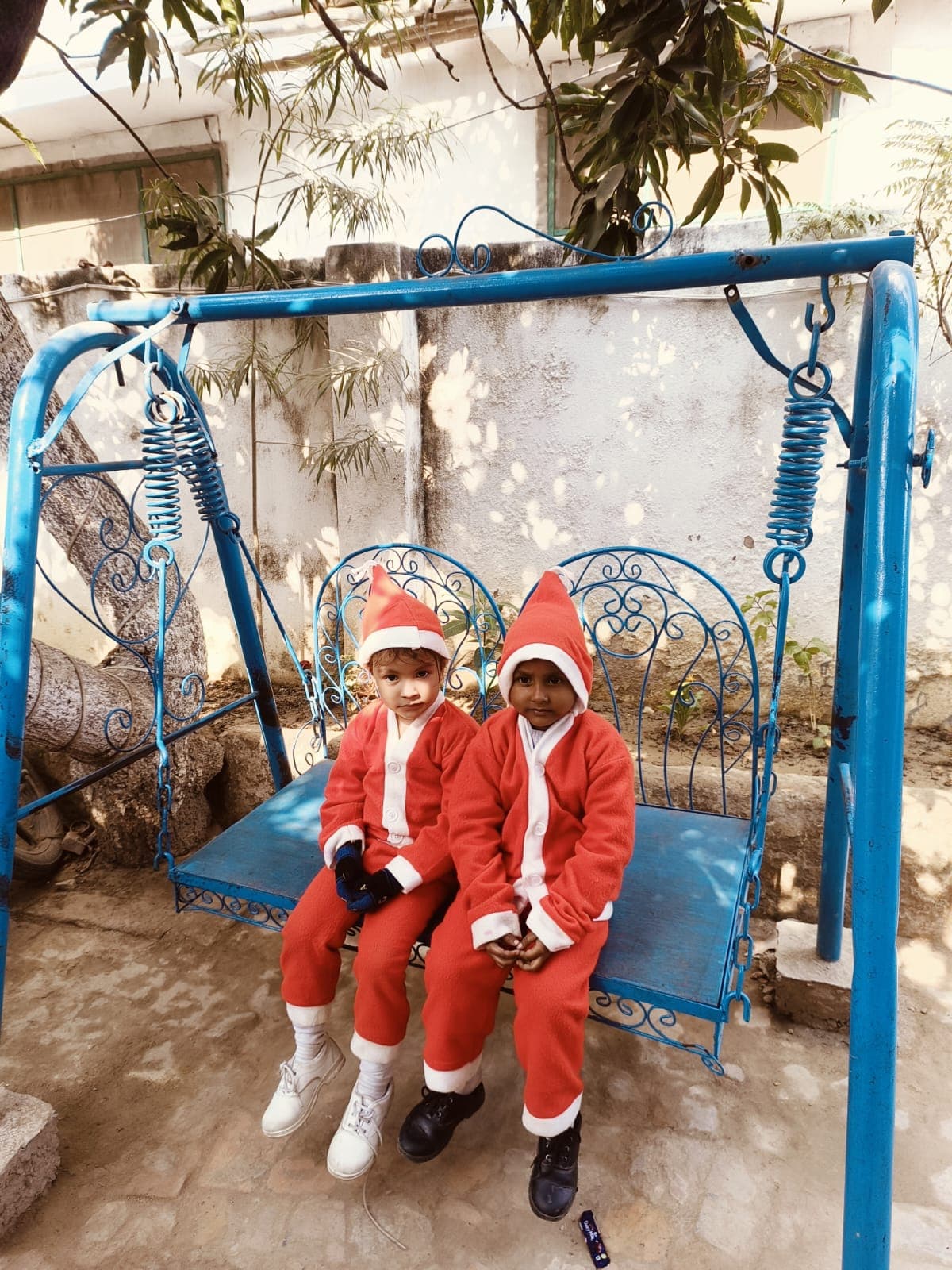 Holy Mission School children sharing a school moment