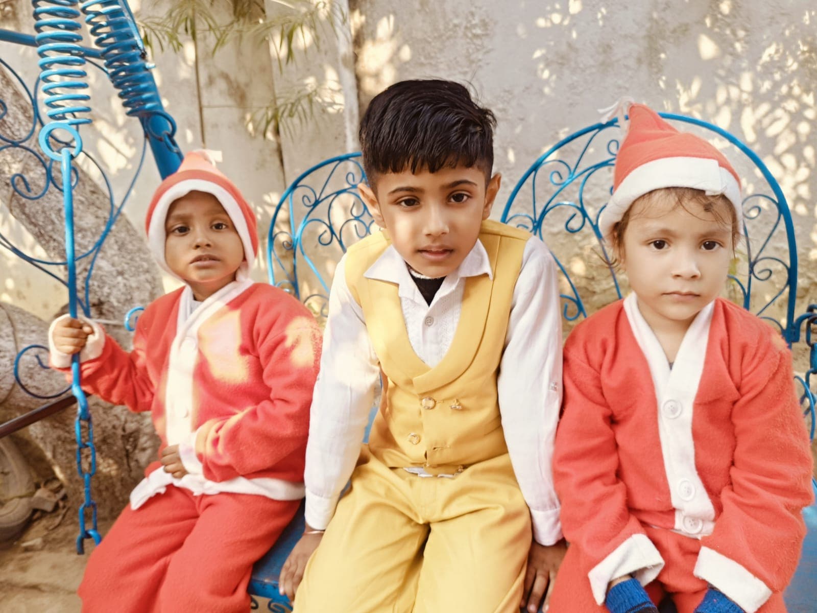 Holy Mission School students and teachers during a school activity